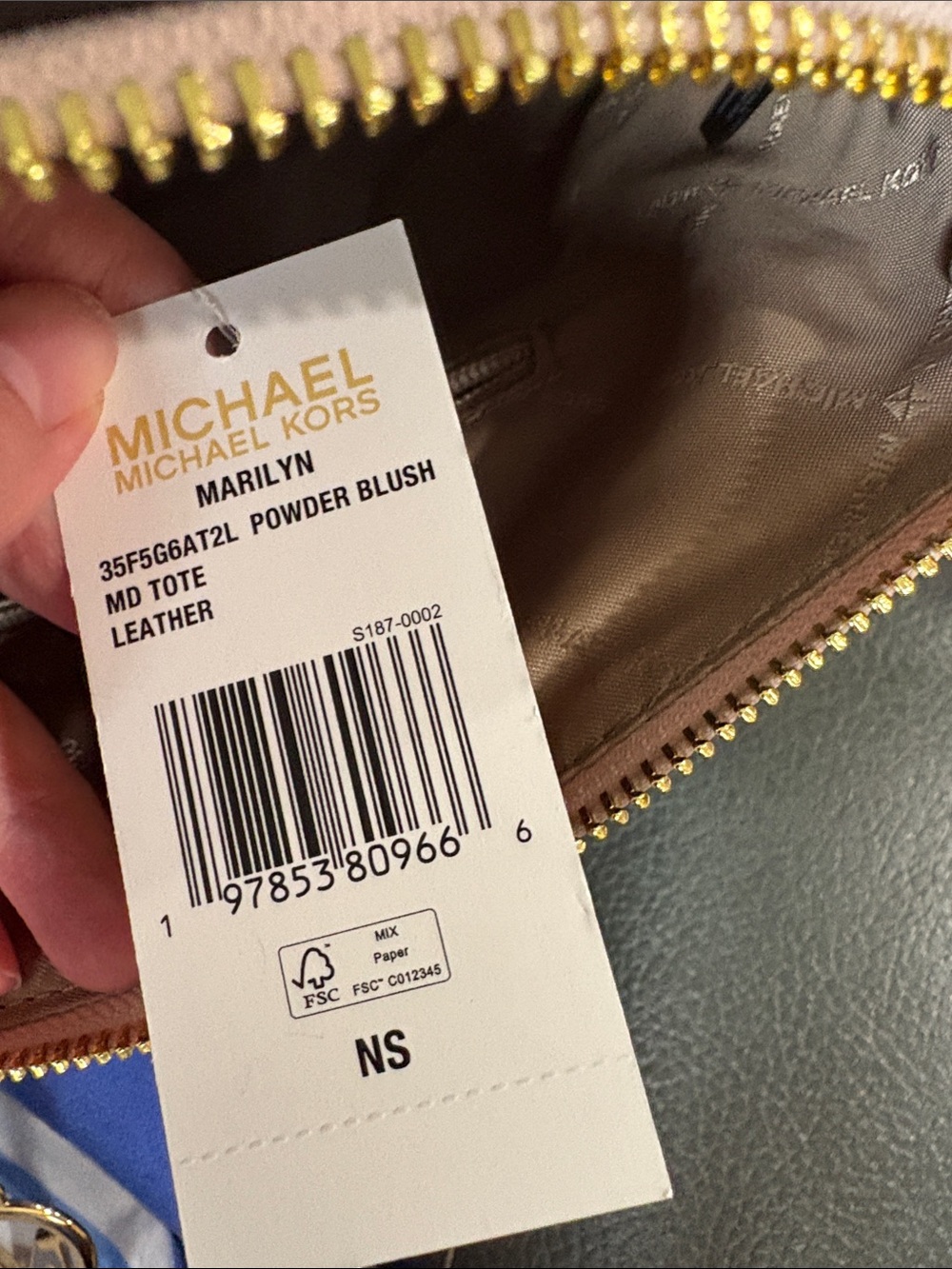 Michael kors powder blush medium tote - Picture 9 of 10